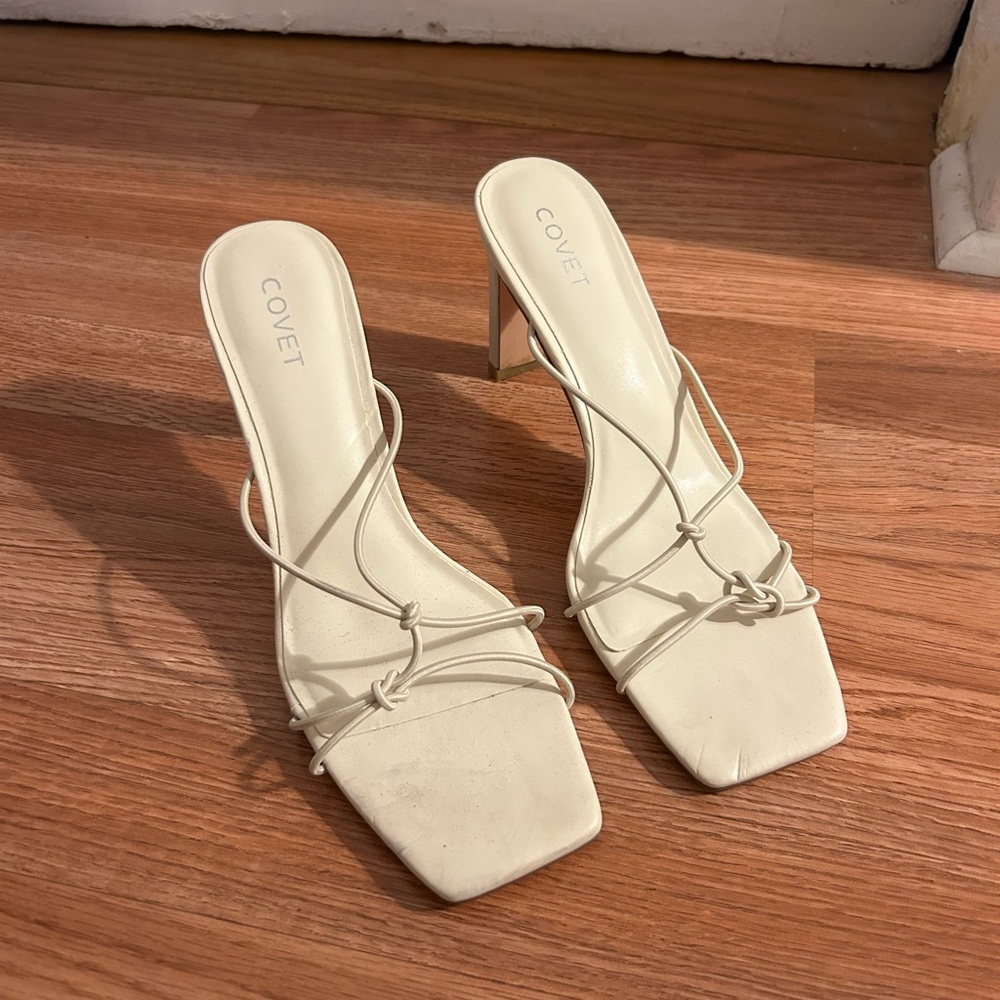 Covet “Harper” Cream Heels